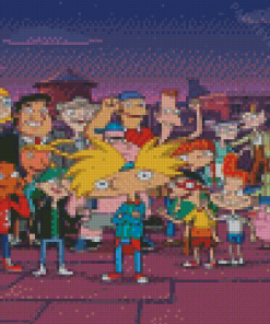 Hey Arnold Characters Diamond Painting