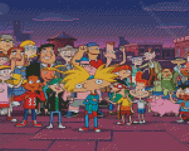 Hey Arnold Characters Diamond Painting