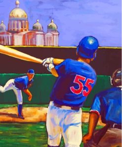 Home Run Baseball Players Diamond Painting