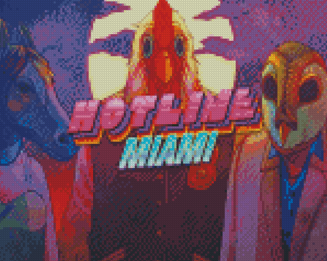 Hotline Miami Characters Diamond Painting