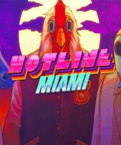 Hotline Miami Characters Diamond Painting