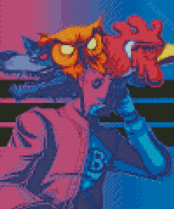 Hotline Miami Game Art Diamond Painting