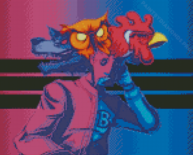 Hotline Miami Game Art Diamond Painting