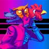 Hotline Miami Game Art Diamond Painting