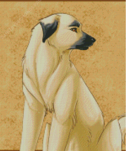 Illustration Anatolian Shepherd Dog Diamond Painting