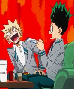 Izuku And Bakugo Mha Anime Diamond Painting