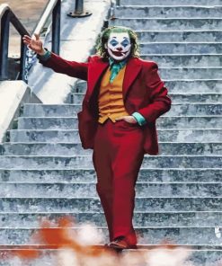 Joker Dancing On Stairs Movie Diamond Painting