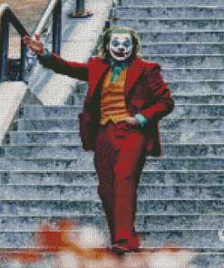 Joker Dancing On Stairs Movie Diamond Painting