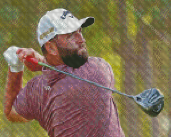 Jon Rahm Diamond Painting