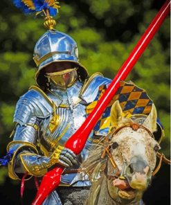 Knights Jousting Diamond Painting