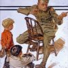 Leyendecker War Hero Telling Stories Diamond Painting