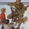 Leyendecker War Hero Telling Stories Diamond Painting