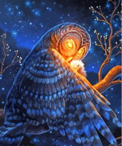 Light Magic Owl Diamond Painting