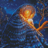 Light Magic Owl Diamond Painting