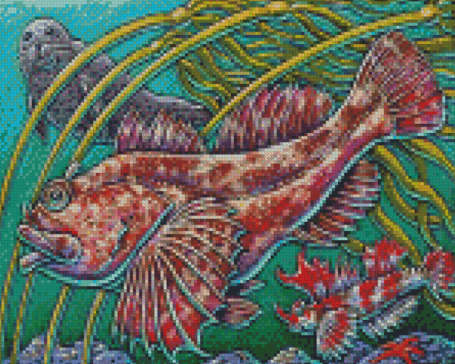 Ling Cod Diamond Painting