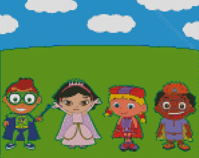 Little Einsteins Characters Diamond Painting