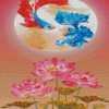 Lotus And Moon Diamond Painting