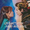 Love Between Fairy And Devil Poster Diamond Painting