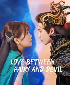 Love Between Fairy And Devil Poster Diamond Painting