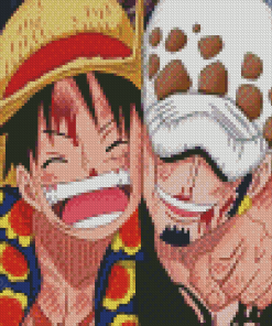 Luffy Law Diamond Painting