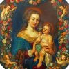 Madonna And Child In A Garland Jan Brueghel Diamond Painting