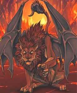 Manticore Dragon Diamond Painting