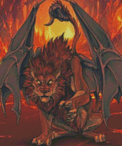 Manticore Dragon Diamond Painting