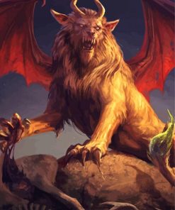 Manticore Diamond Painting