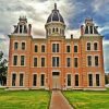 Marfa Courthouse Texas Diamond Painting