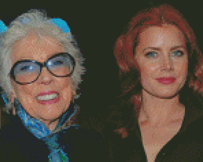 Margaret Keane And Amy Adams Diamond Painting