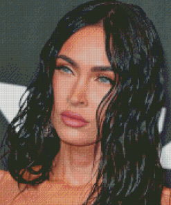 Megan Fox Face Diamond Painting