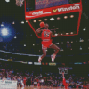 Michael Jordan Free Throw Line Dunk Diamond Painting