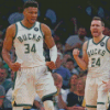 Milwaukee Bucks Team Players Diamond Painting