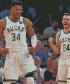 Milwaukee Bucks Team Players Diamond Painting