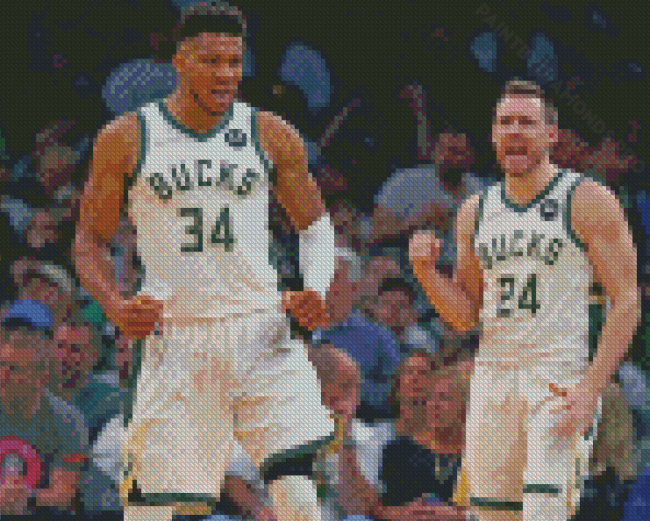 Milwaukee Bucks Team Players Diamond Painting