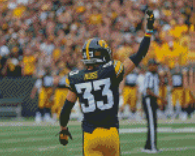 Moss Iowa Hawkeyes Player Diamond Painting