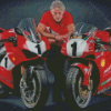 Motorcycle Racer Carl Fogarty Diamond Painting