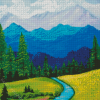 Mountain Art Landscape Diamond Painting