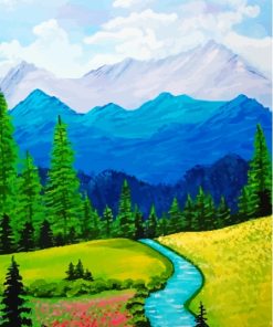 Mountain Art Landscape Diamond Painting