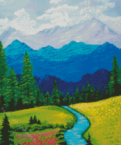 Mountain Art Landscape Diamond Painting