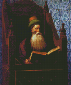 Mufti Reading In His Prayer Gerome Diamond Painting