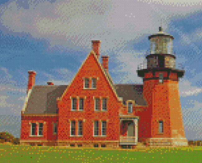 New Shoreham Block Island Lighthouse Diamond Painting