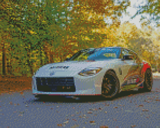 Nissan Z Car Diamond Painting