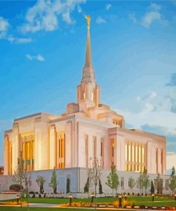 Ogden Utah Temple Diamond Painting