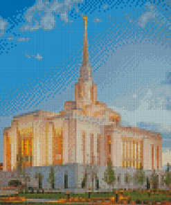 Ogden Utah Temple Diamond Painting