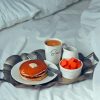 Pancakes Breakfast On Bed Diamond Painting