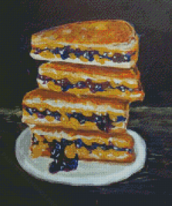 Peanut Butter And Jelly Art Diamond Painting