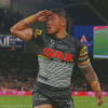 Penrith Panthers Rugby Team Player Diamond Painting