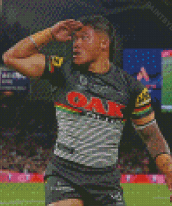 Penrith Panthers Rugby Team Player Diamond Painting