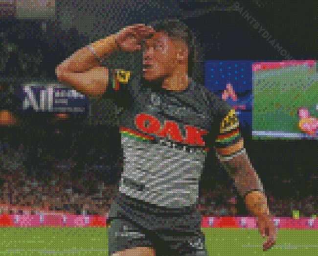 Penrith Panthers Rugby Team Player Diamond Painting